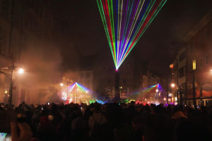 Neujahrs-Lasershow in Konstanz - 2020